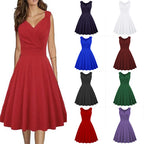 Vintage Hepburn Cocktail Light Dress plus Size