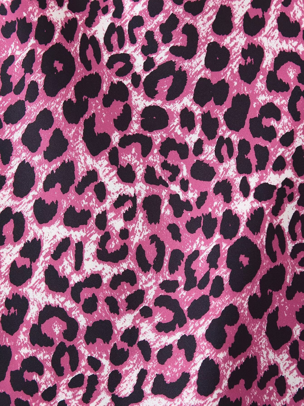 Women's Spring Summer Elegant Silk Satin Texture Leopard Print Skirt