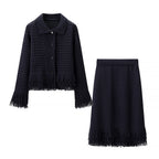 Women's Spring Tassel Hollow Out Coordinated Two-Piece Set