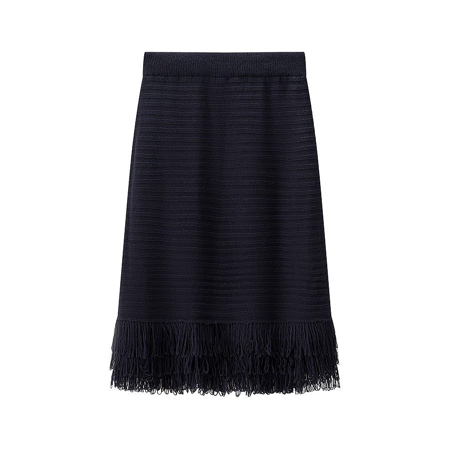 Women's Spring Tassel Hollow Out Coordinated Two-Piece Set