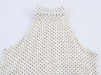 Polka Dot Halter-Neck Dress