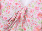 Summer Small Round Collared Printing Short Dress