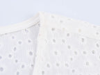 Women's Embroidered V-Neck Mini Dress
