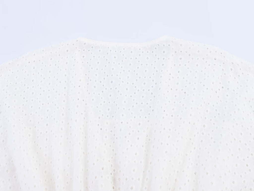 Women's Embroidered V-Neck Mini Dress