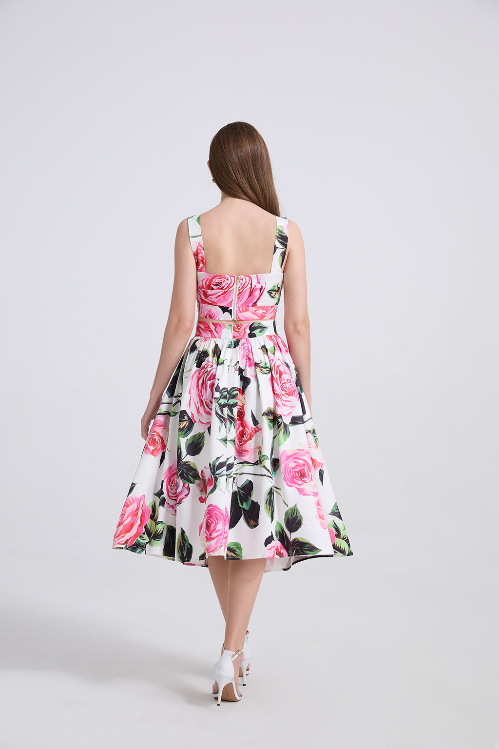 Women's 's Printed Halter Top & Skirt Set