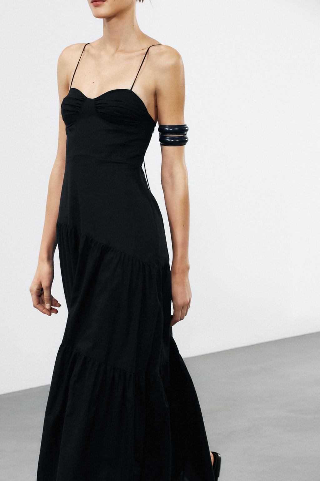 wear Slim Fit Skinny Shoulder Strap Backless Strappy Bra Dress