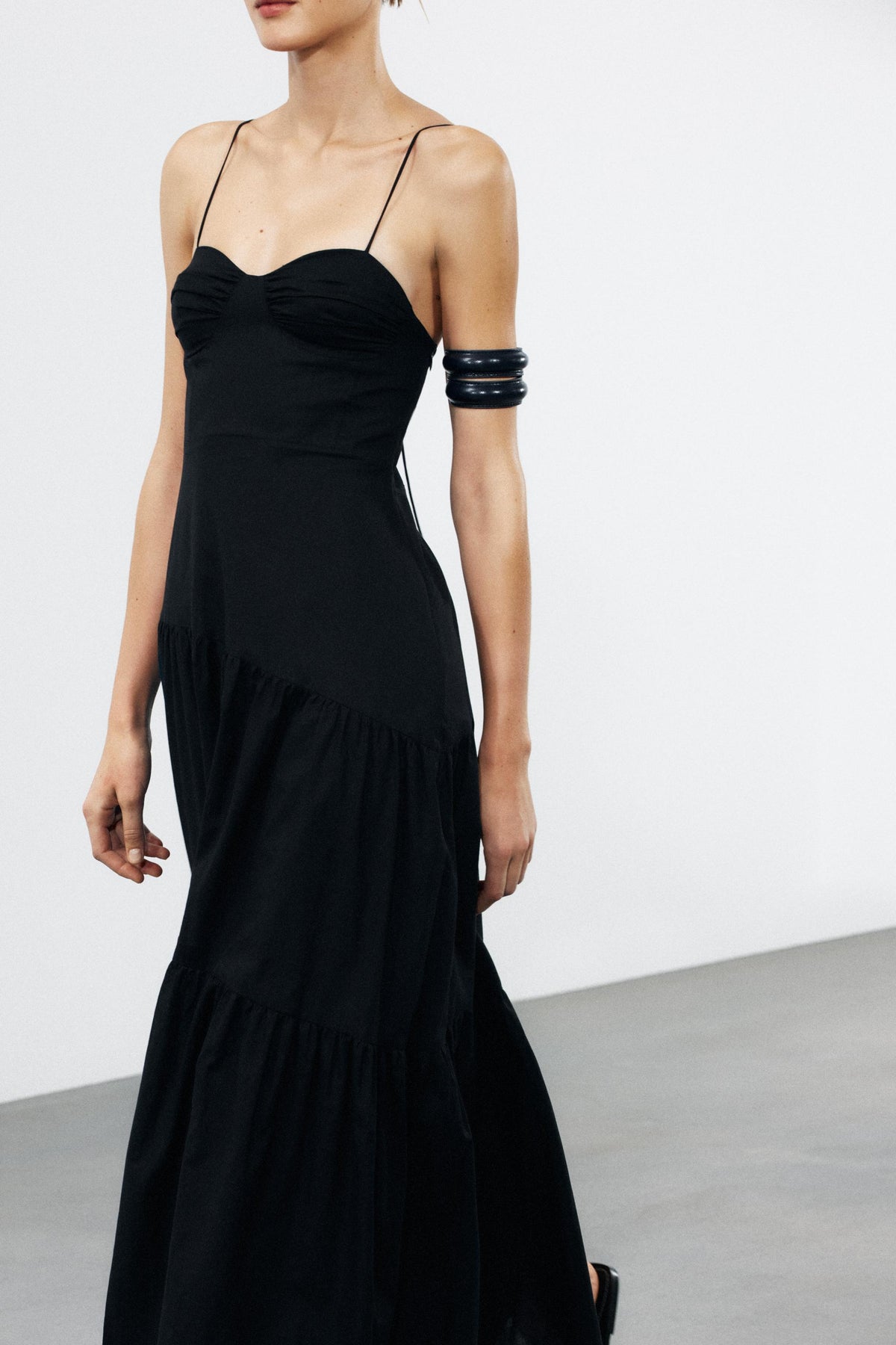 wear Slim Fit Skinny Shoulder Strap Backless Strappy Bra Dress