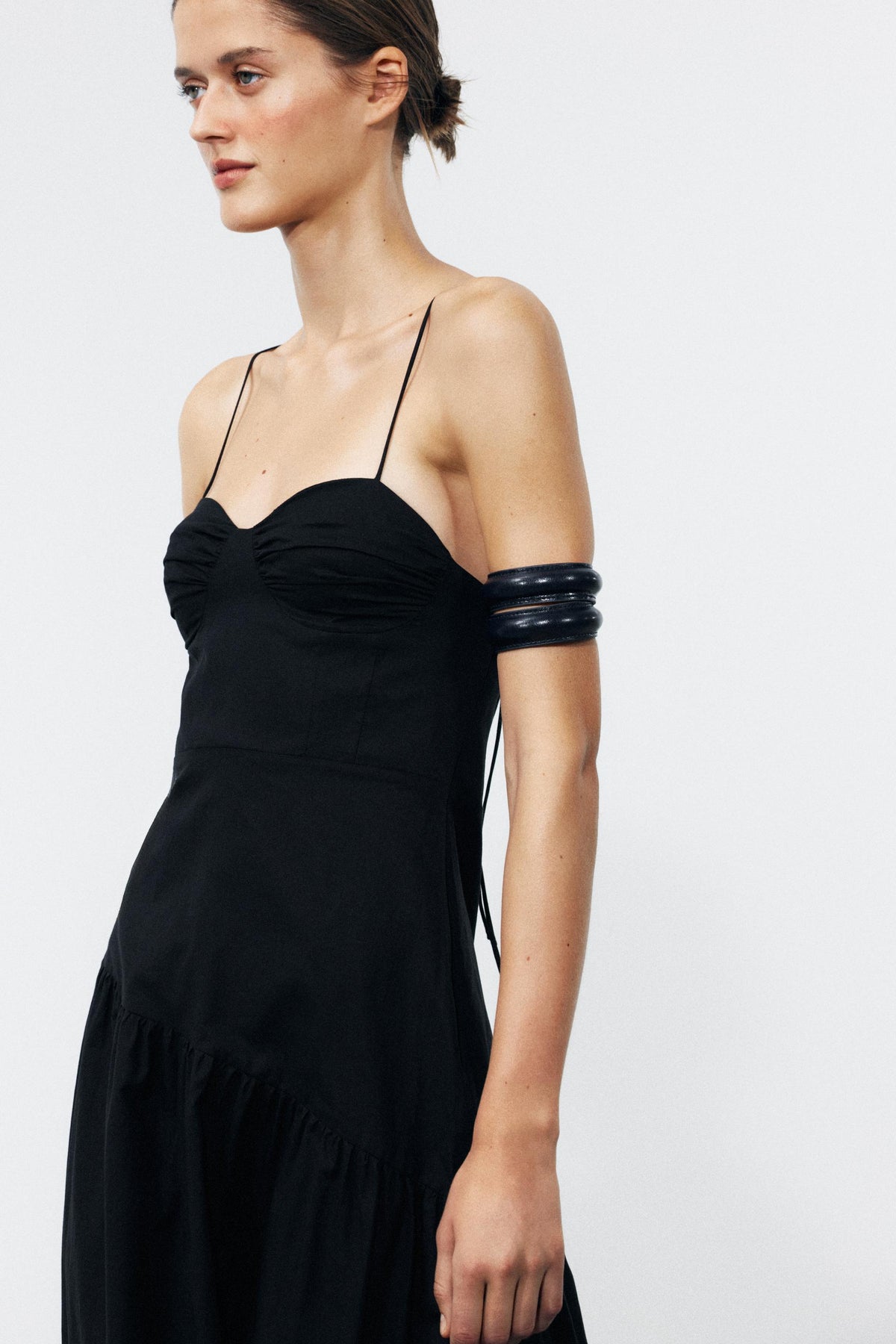 wear Slim Fit Skinny Shoulder Strap Backless Strappy Bra Dress