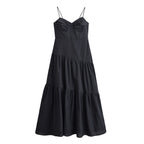 wear Slim Fit Skinny Shoulder Strap Backless Strappy Bra Dress