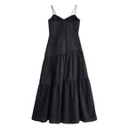 wear Slim Fit Skinny Shoulder Strap Backless Strappy Bra Dress