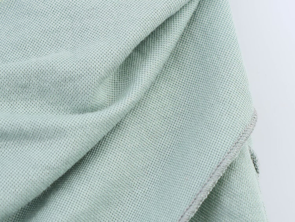 's Simple Backless Hanging Collar Top
