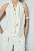 Women's Backless Halter Neck Tank Top