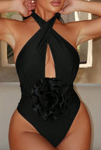 Lace Bare One-piece Swimwear
