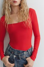 Simple Square Collar Jumpsuit