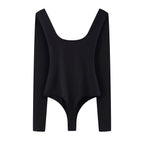 Simple Square Collar Jumpsuit
