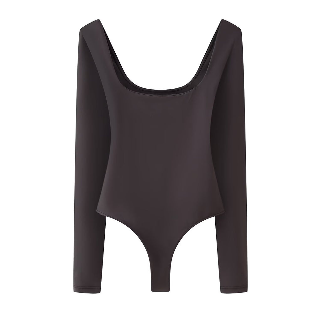 Simple Square Collar Jumpsuit