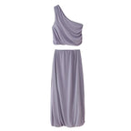 Women's Pleated Decorative Silk Net Top Skirt Sets