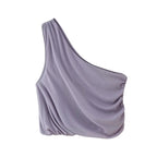 Women's Pleated Decorative Silk Net Top Skirt Sets