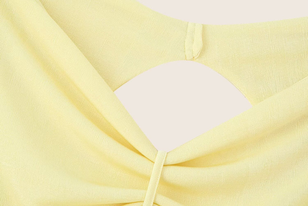 V-Neck Backless Cutout Split Bodycon Maxi Dress