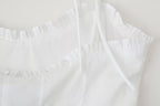 Women's Laminated Decoration Poplin Laminated Decoration Poplin Midi Dress