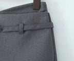 V Waist Low Anti Exposure Sheath A Line Pants Skirt