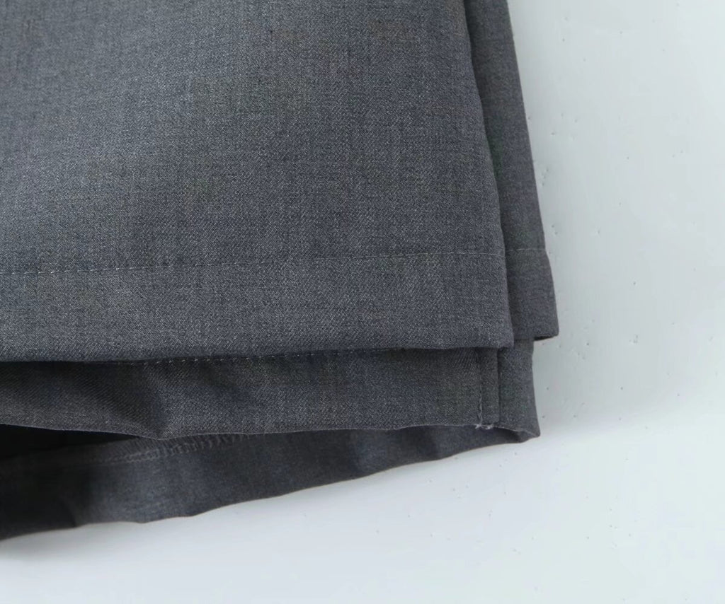 V Waist Low Anti Exposure Sheath A Line Pants Skirt