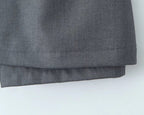 V Waist Low Anti Exposure Sheath A Line Pants Skirt