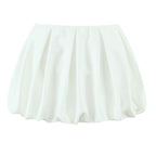 Sweet Low Waist Lace Up Bud Skirt Short Pantskirt
