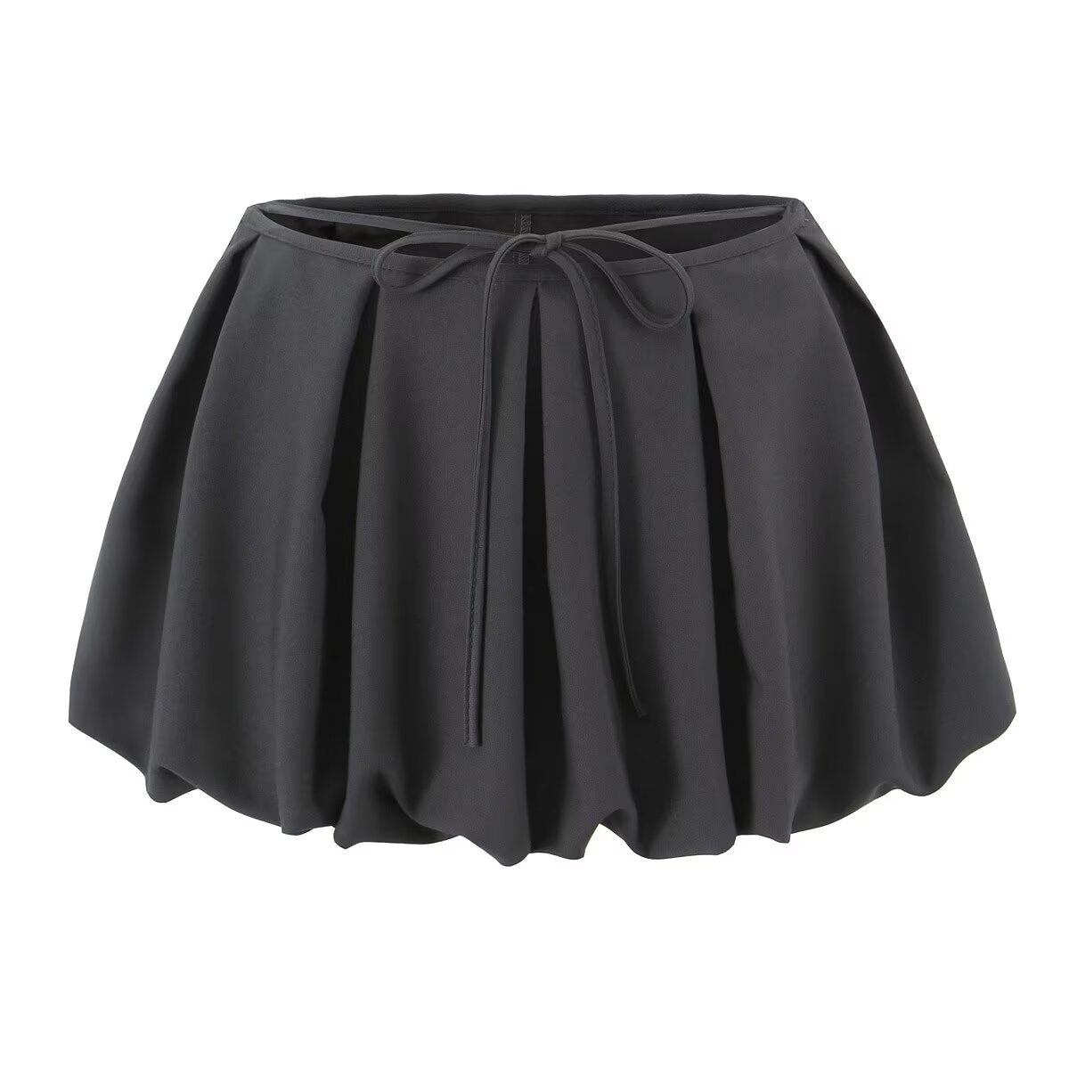 Sweet Low Waist Lace Up Bud Skirt Short Pantskirt