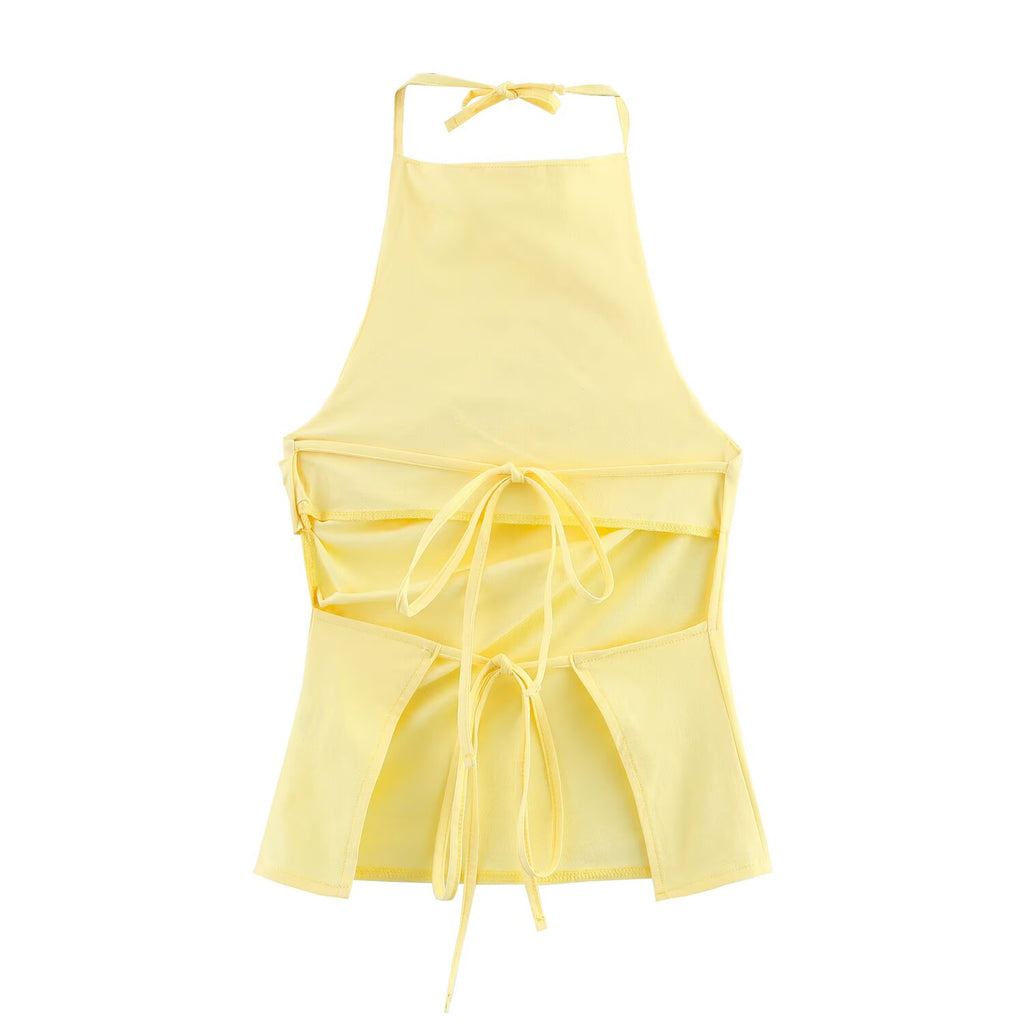 Camisole Vacation Backless