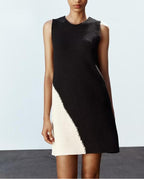 Simple Slim Knitted Short Dress
