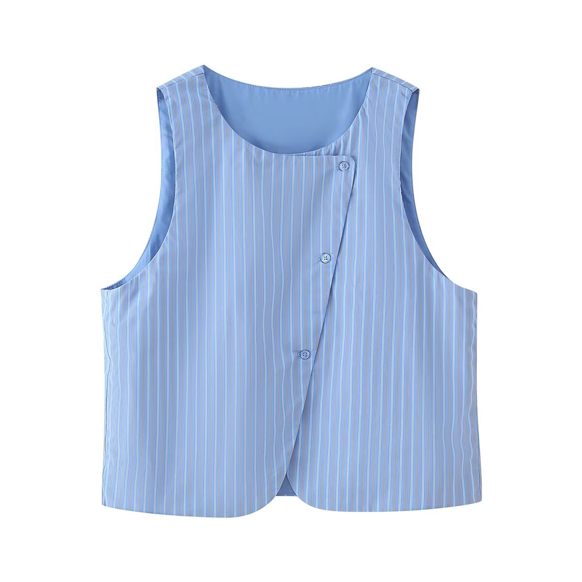 Spring Summer Casual Striped Vest Trousers