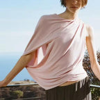 Women's Asymmetric Ruched Sleeveless Top