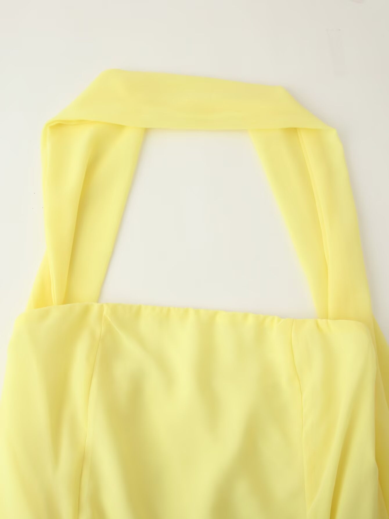 Strapless Ribbon Maxi Dress