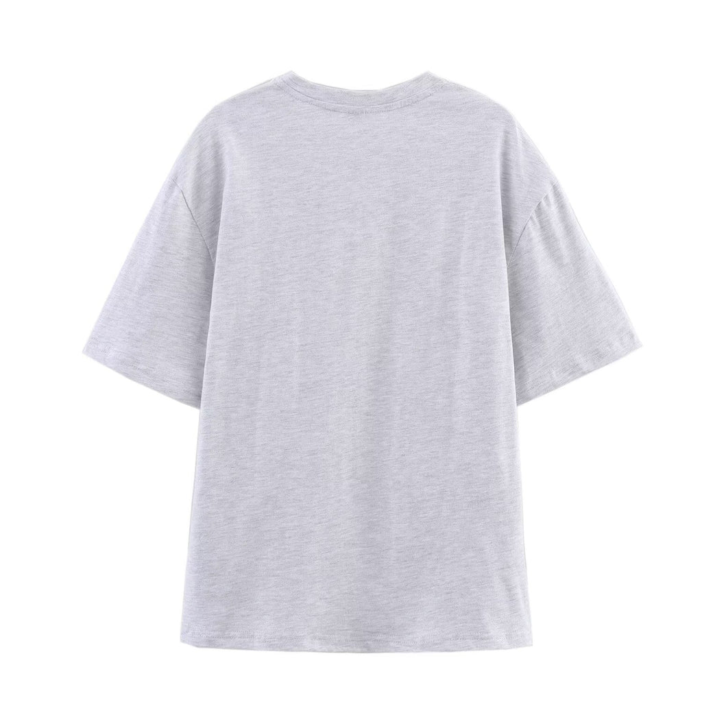 Women's Clothing Letter Graphic Printed T Shirt