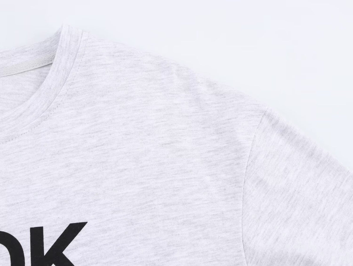 Women's Clothing Letter Graphic Printed T Shirt