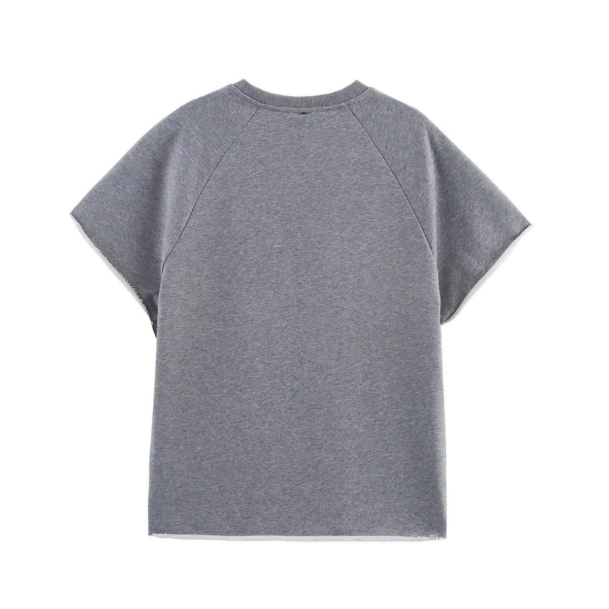 Women's Spring Summer Round Neck Short Sleeves Sweater Printed Set