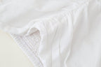 Women's Linen Blended Laminated Decoration Sleeve Shirt