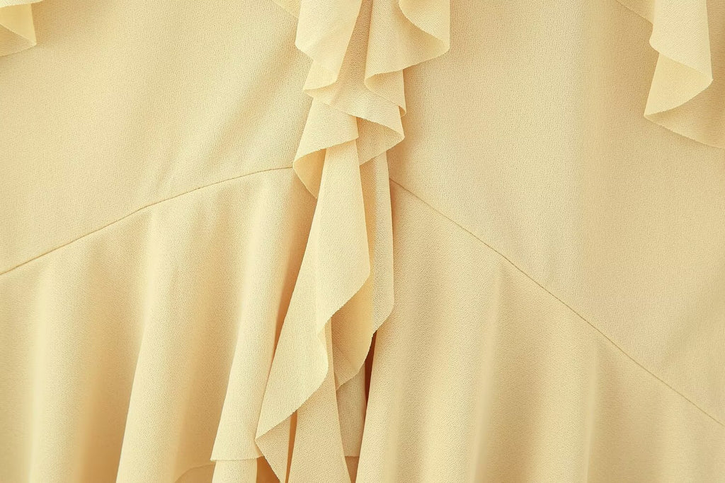 Women's French Collar Detail Halter Top