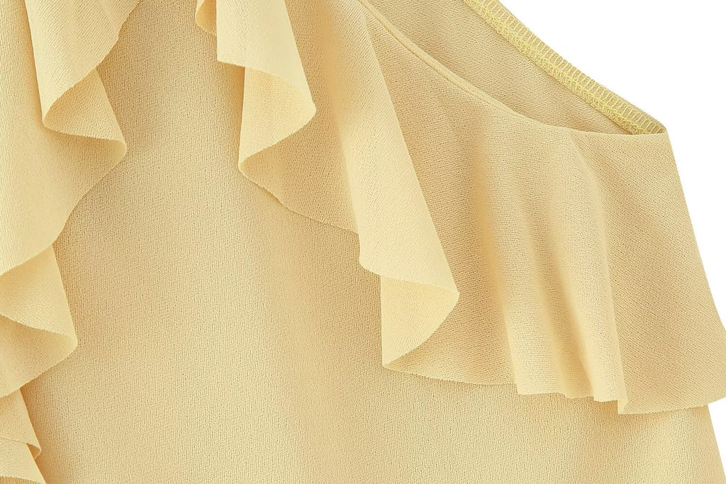 Women's French Collar Detail Halter Top