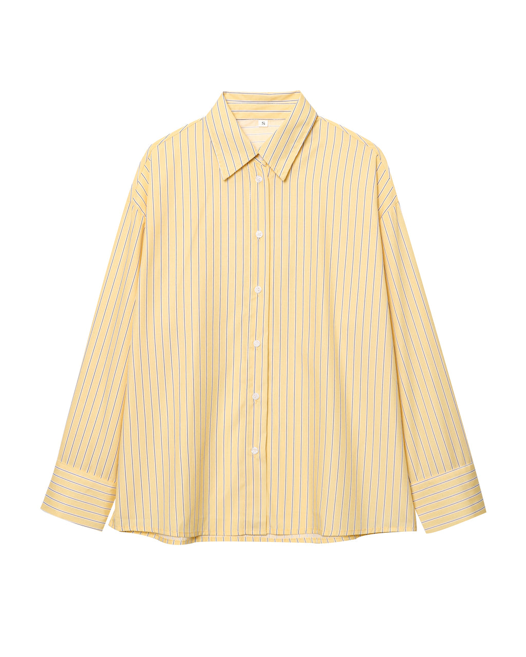 Women's Striped Long Sleeve Button Shirt