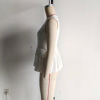 Women's Women Clothing Summer Casual Slim Sleeveless Umbrella Round Neck Vest Top Women