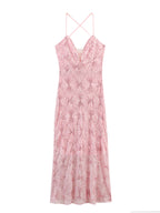 Elegant Sequin Lace Up Strapless Long Type Fishtail Dress