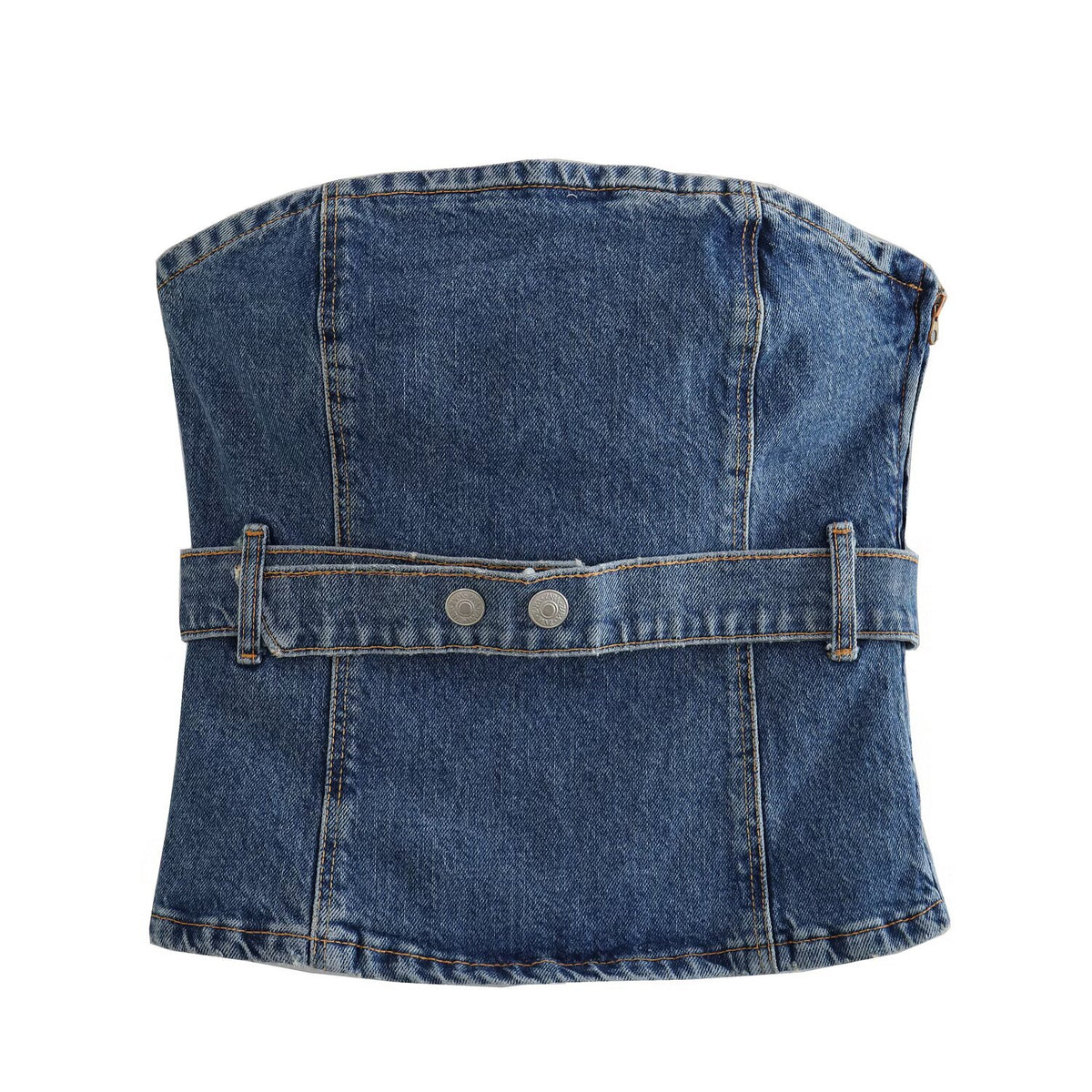's Waist Band Elastic Tube Top
