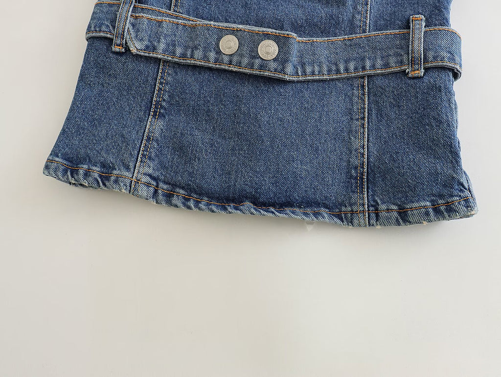 's Waist Band Elastic Tube Top