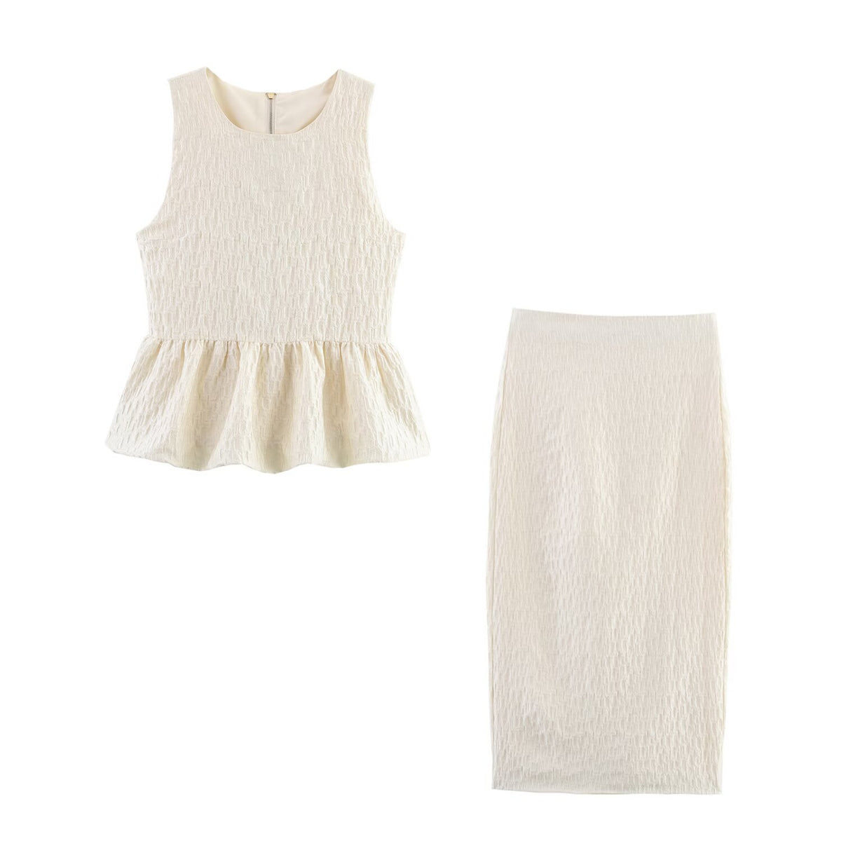 Women's Top and Skirt Two-Piece Set