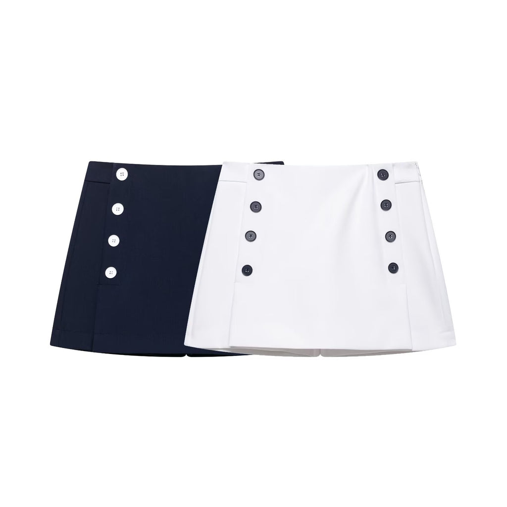 Pure Breasted Decorative Skirt