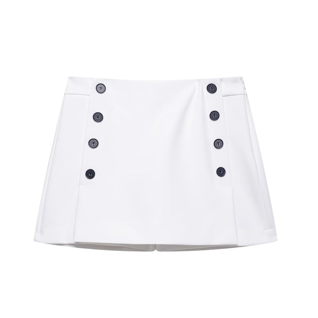 Pure Breasted Decorative Skirt