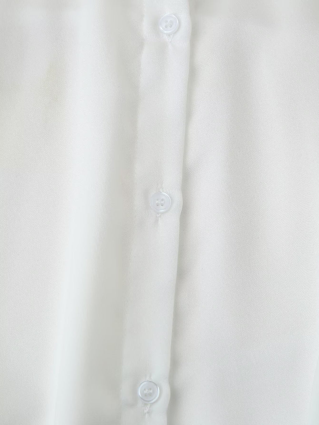Women's Satin Scarf Detail Long Sleeve Shirt