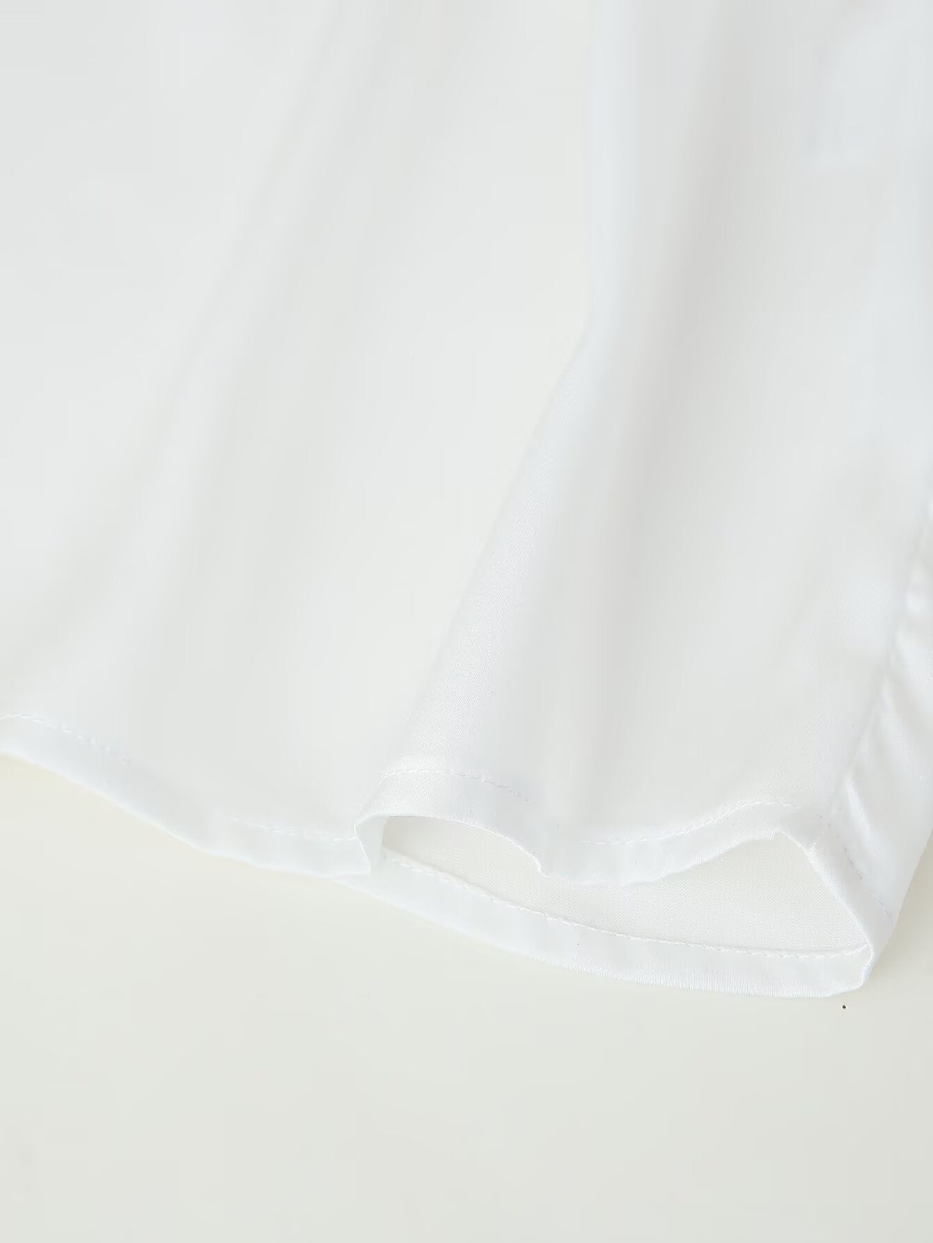 Women's Satin Scarf Detail Long Sleeve Shirt